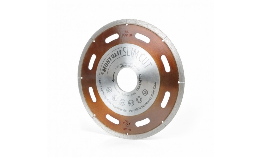 Алмазный диск для тонких плит из керамогранита (арт. CSS150) Б.И.