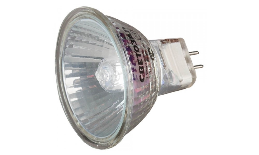 Лампа галогенная СВЕТОЗАР с защитным стеклом, цоколь GU5.3, диаметр 51мм, 35Вт, 220В