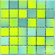Плитка (Мозаика) М5х5 COLORLINE MIX 4 Желтый-голубой