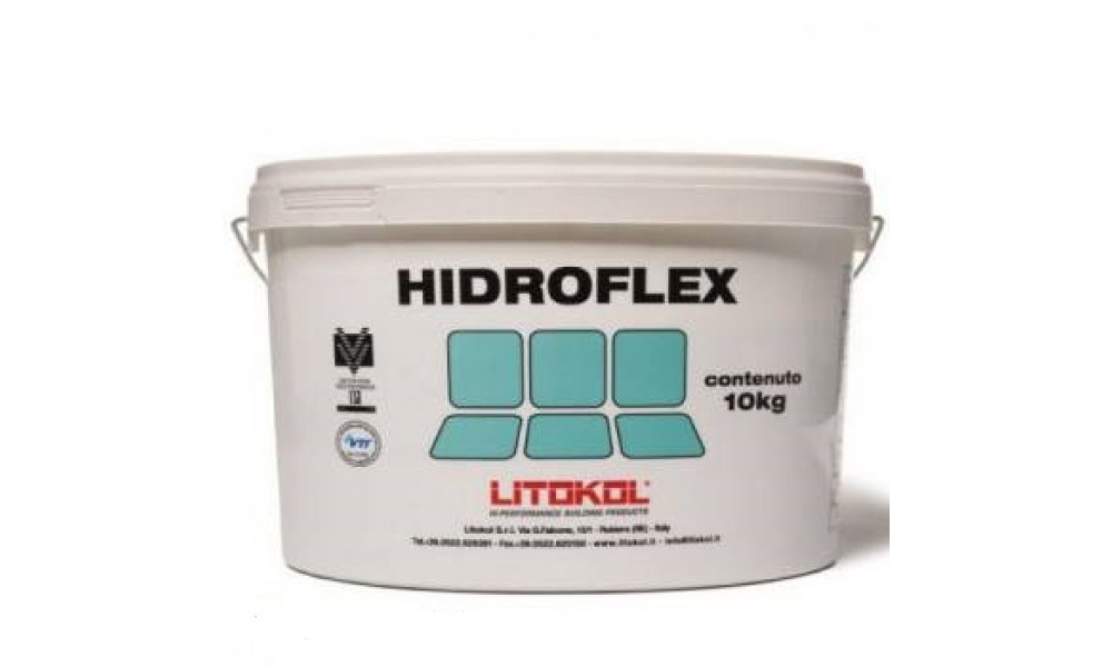 Гидроизоляционная мастика HIDROFLEX, 10 кг.