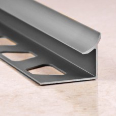 Профиль для плитки внутренний алюминий оникс матовый 10 х 2,5 м 7003