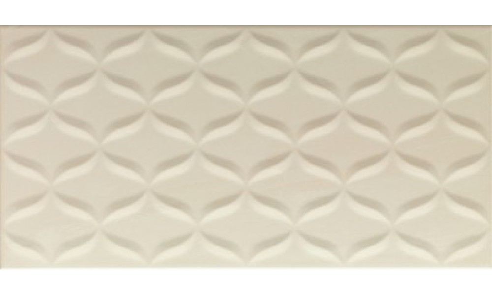 Плитка 30х60 ETHEREAL 3D декор Светло-бежевый глянец - 1,08/51,84
