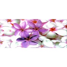 Плитка облицовочная 200х450 Виолет-цветы, сиреневая - 1,08/73,44