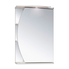 Зеркало-шкаф "Руно Линда 50" правый, белое