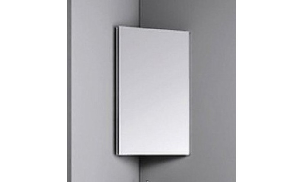 Зеркало-шкаф "Rio" 45 см угловой, цвет белый