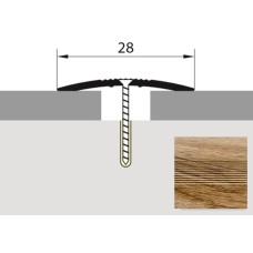 Порог-стык универсальный 28мм х 1,8м дуб камелия