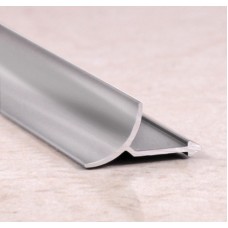 Профиль алюминиевый универсальный для внутренних углов, серебро/глянец 2,7 м.