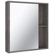 Зеркало-шкаф "Руно Эко 60" навесной, цвет железный камень