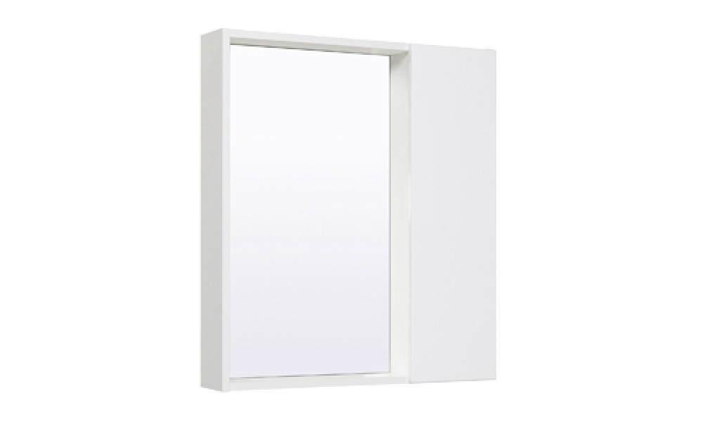 Зеркало-шкаф "Руно Манхэттен" 65 навесной, универсальный, цвет белый