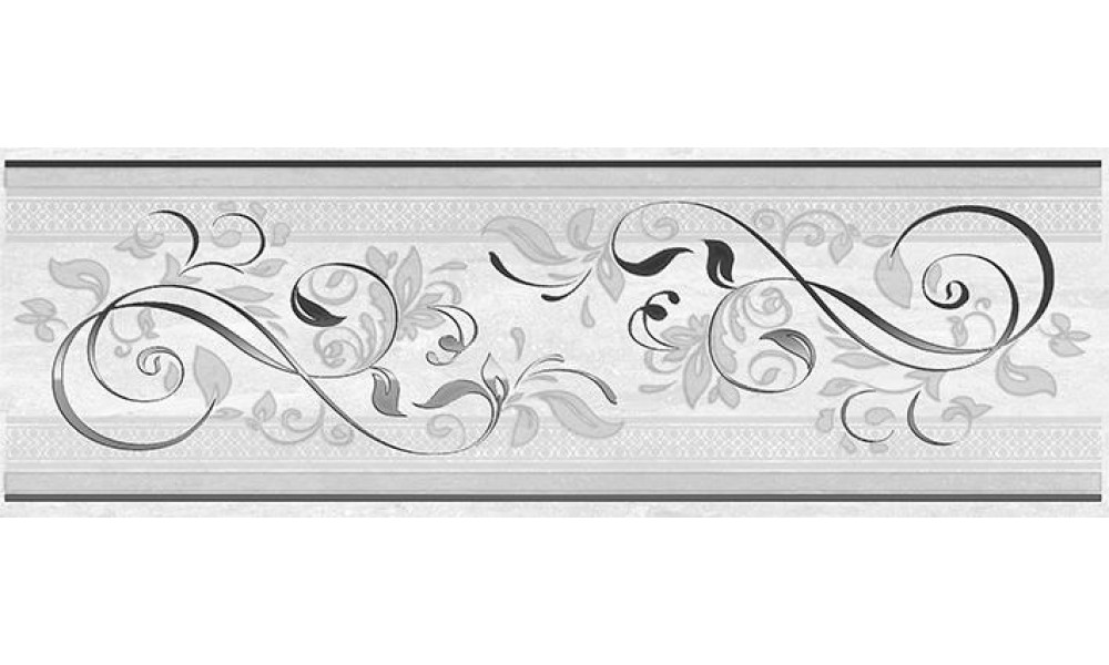 Декор Мармара Ажур серый, 20х60 - 5 шт.