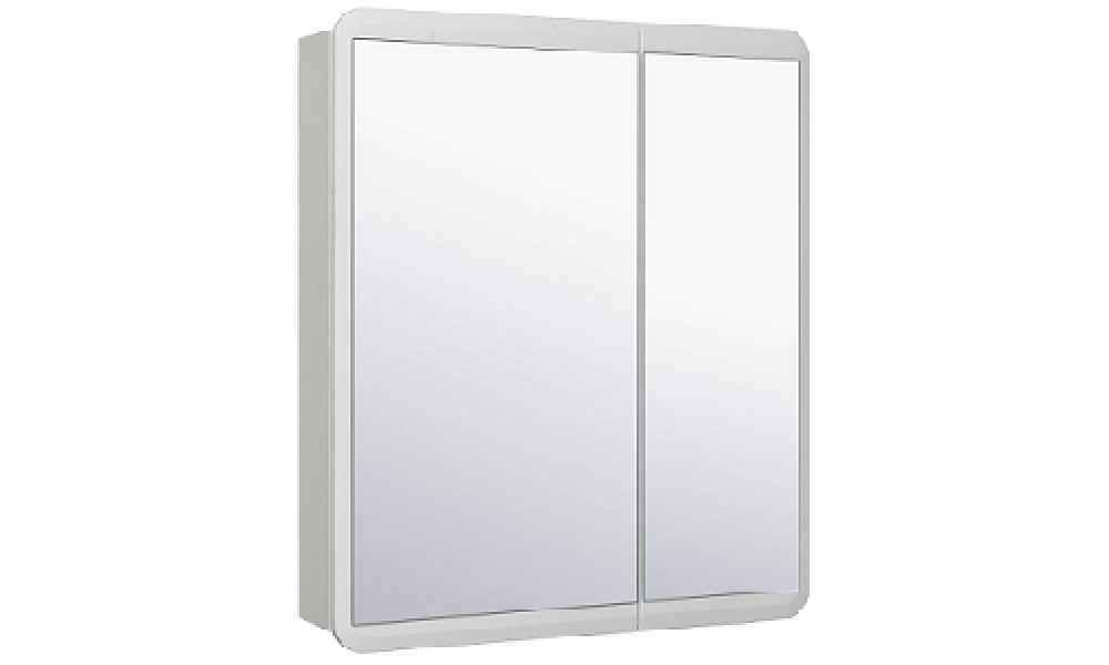 Зеркало-шкаф "Руно Эрика 70", навесной, белое