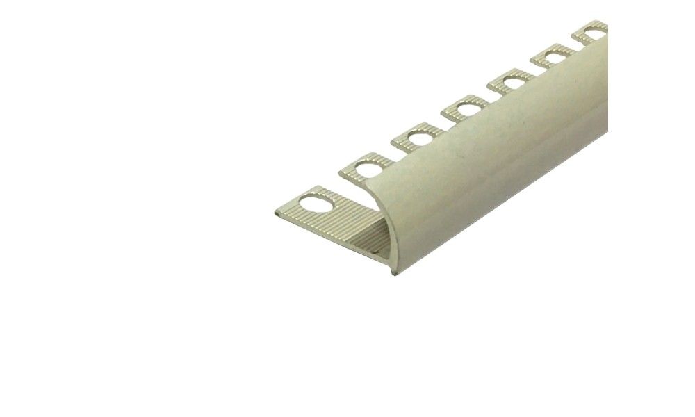 Профиль PV17-25  для плитки внешний слоновая кость RAL1013 10 х 2700 мм