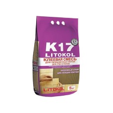 Клей для укладки плитки LITOКOL K17, 5 кг.