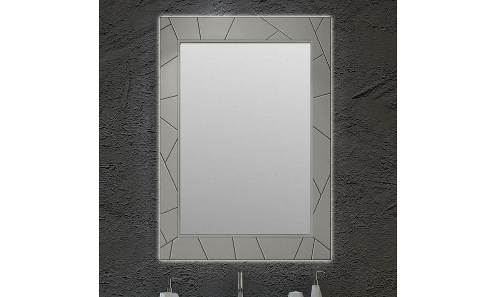 Зеркало Луиджи 70, цвет серый матовый