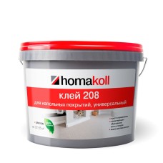 Клей Homakoll 208 для коммерческих ПВХ покрытий водно-дисперсионный, 14 кг
