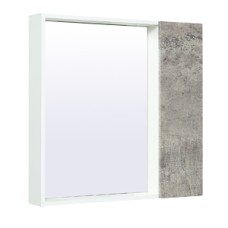 Зеркало-шкаф "Руно Манхэттен" 75 универсальный, цвет серый бетон