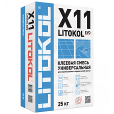 Клей для укладки плитки LITOKOL X11 EVO , 25 кг.