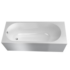 Ванна ATLAS 1600x700 ( Панель FLAT 160; Рама разборная ПУ 160-165*70;Сифон для ванны автомат GC-4 600 мм доукомплектованный)