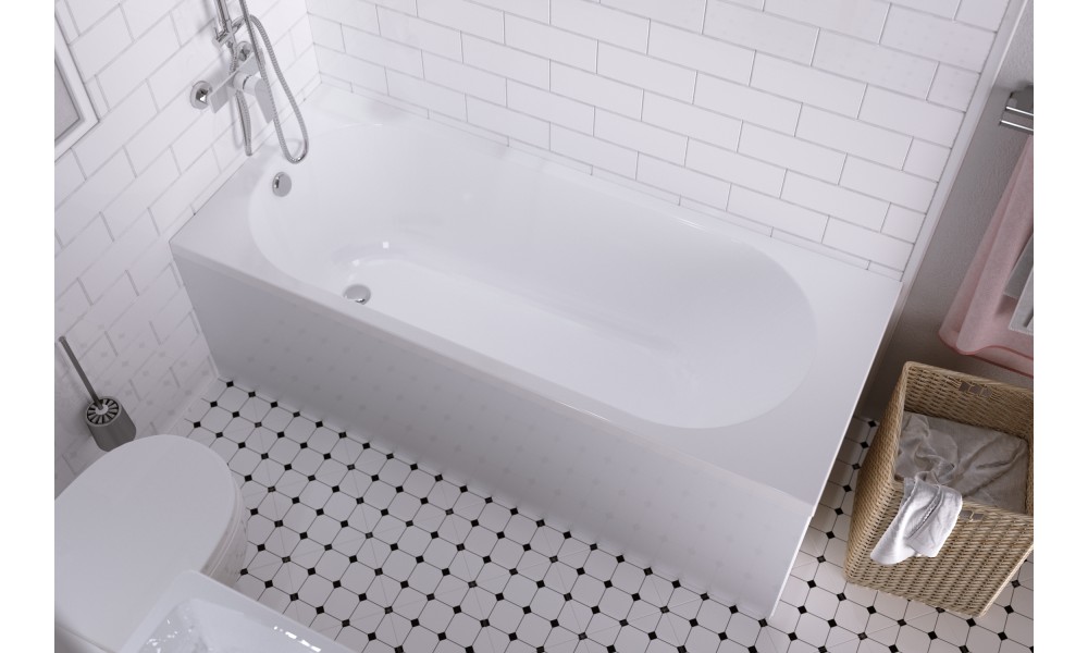 Ванна ATLAS 1700x700 ( Панель FLAT 170; Рама разборная ПУ 170*70;Сифон для ванны автомат GC-4 600 мм доукомплектованный)