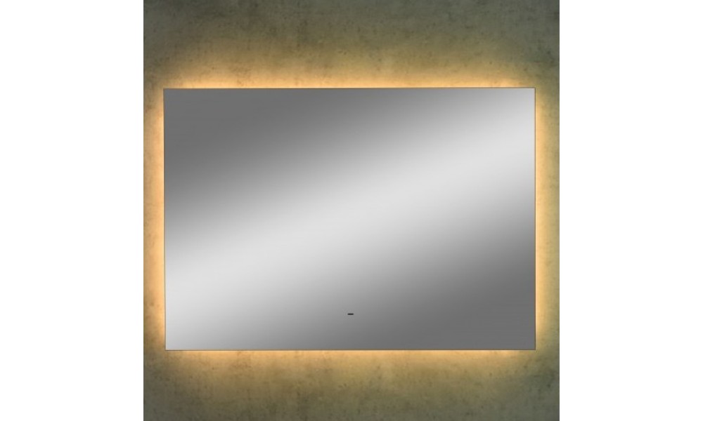 Зеркало "Trezhe Led" 1000х700 с бесконтактным сенсором, теплая подсветка