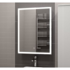 Зеркало-шкаф "Allure LED" 550х800 левый с розеткой